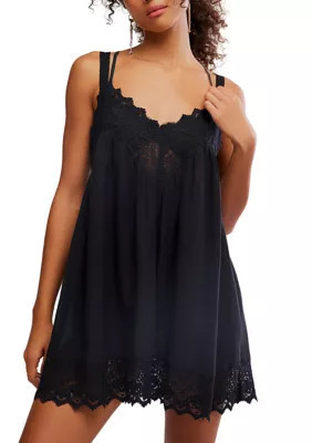 Free People Women's Fiona Slip, Black, Small | Belk