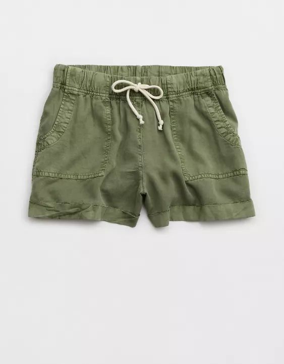 Aerie High Waisted Tie Waist Short | American Eagle Outfitters (US & CA)