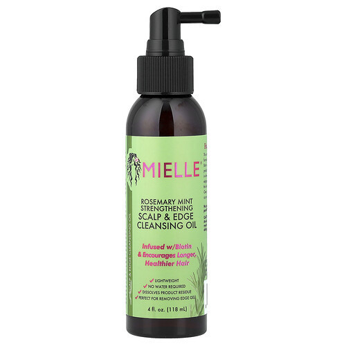 Mielle, Strengthening Scalp & Edge Cleansing Oil, Rosemary Mint, 4 fl oz (118 ml) | iHerb