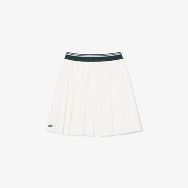 Lacoste Girls' Oxford Cotton Pleated Skirt - 14 Years | Lacoste (US)