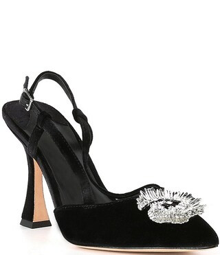 Antonio Melani Sharla Velvet Ornamented Slingback Dress Sandals | Dillard's | Dillard's