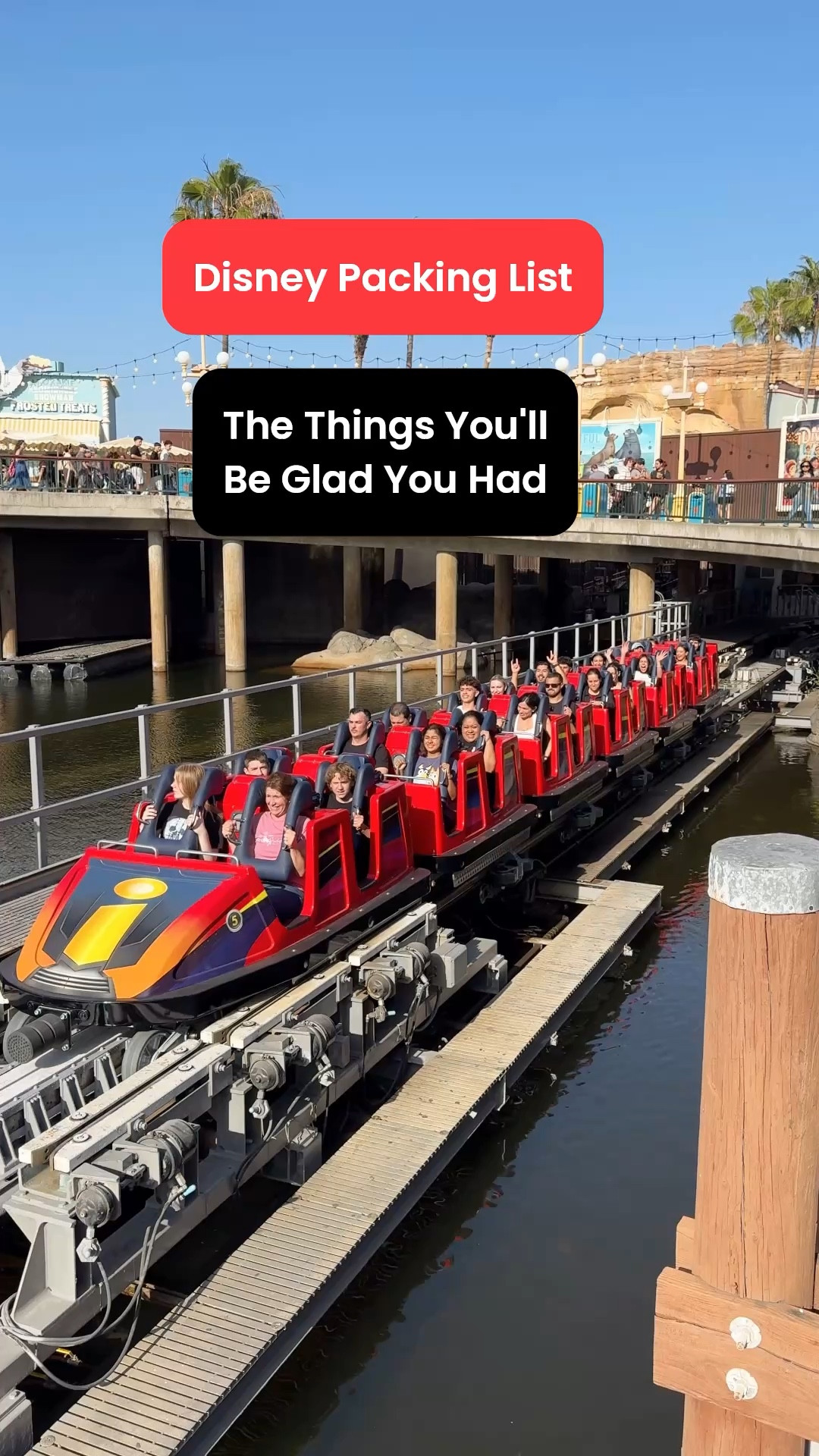 The Disney Packing List to make your day easier. 
🎊Neck Fan frees up your hands
🎊Hat
🎊Electrolyte Packets for water
🎊Healthy Snacks- raw almonds dried apricots 
🎊Sunscreen
🎊Portable Charger
🎊Reuseable Waterbottle
🎊Medicine
🎊Hand Sanitizer 
🎊Bandaids
🎊Small Backpack is better than crossbody your shoulder will thank you later.
🎊Ziplock Baggies for snacks or wet socks
🎊Poncho
🎊Sunglasses 
🎊AirTag - place in child's shoe under the insert. Place one in stroller and backpack. 
🎊Flag for stroller - the sea of strollers is no joke
🎊Attachable Fan for Stroller 
🎊Glow Sticks from Amazon attach some to stroller to easily find in the dark. 

#LTKTravel #LTKvlog #LTKmomlife