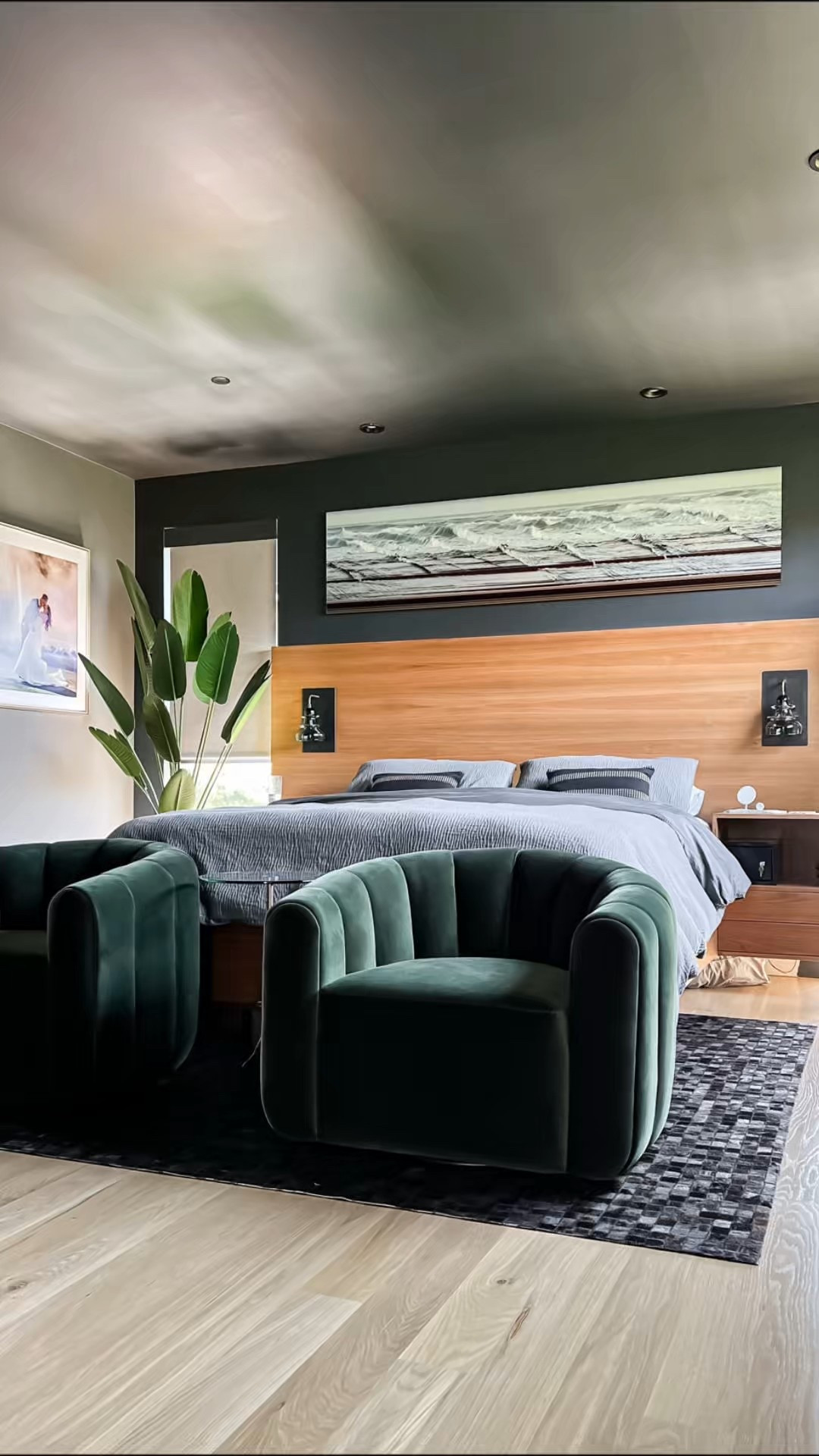 Sleek and serene. This bedroom is a masterclass in cozy, contemporary design.

#LTKHome