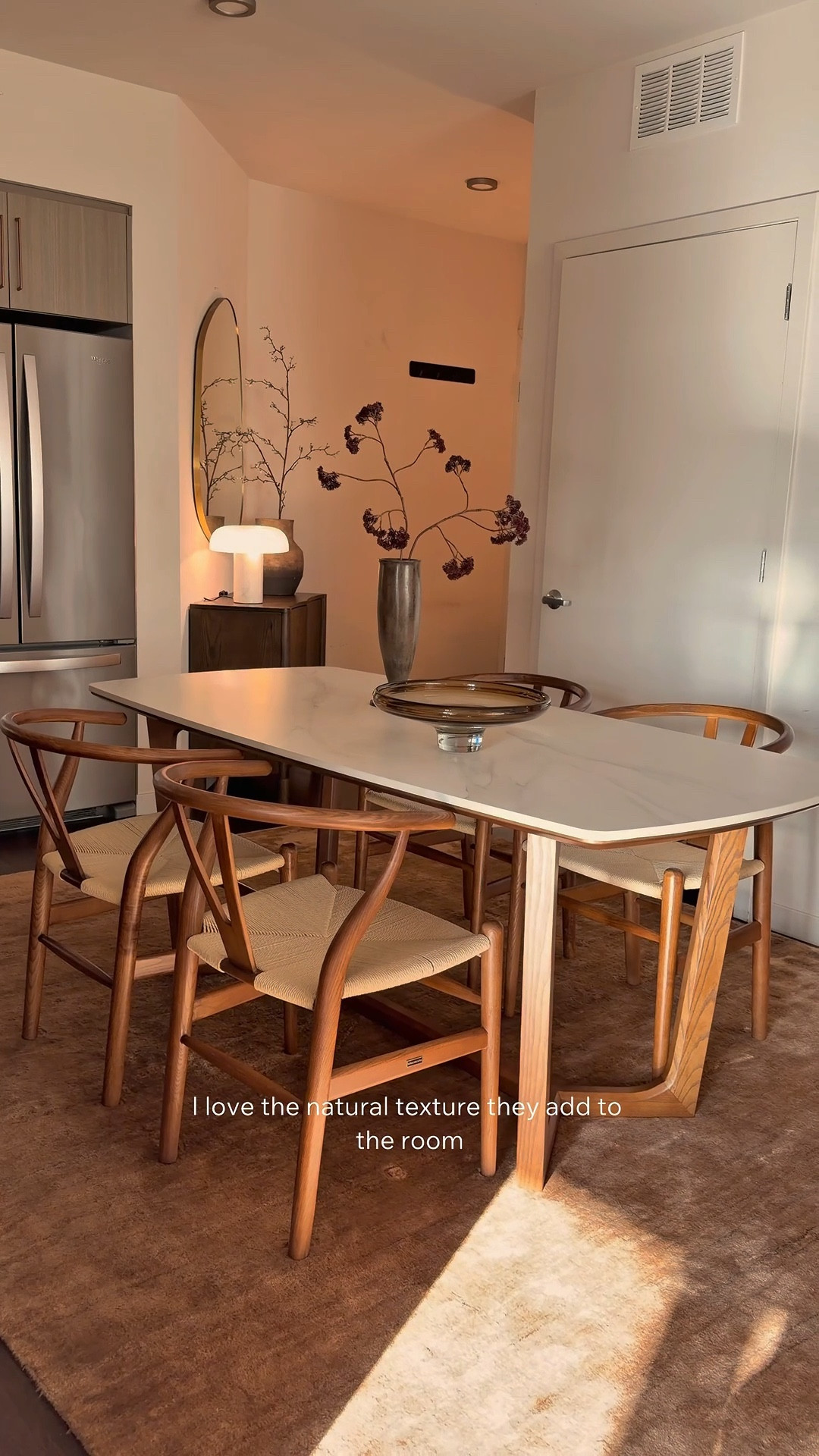 New dining set from Rove Concepts
- Evelyn Dining Table
- Wishbone Dining Chairs