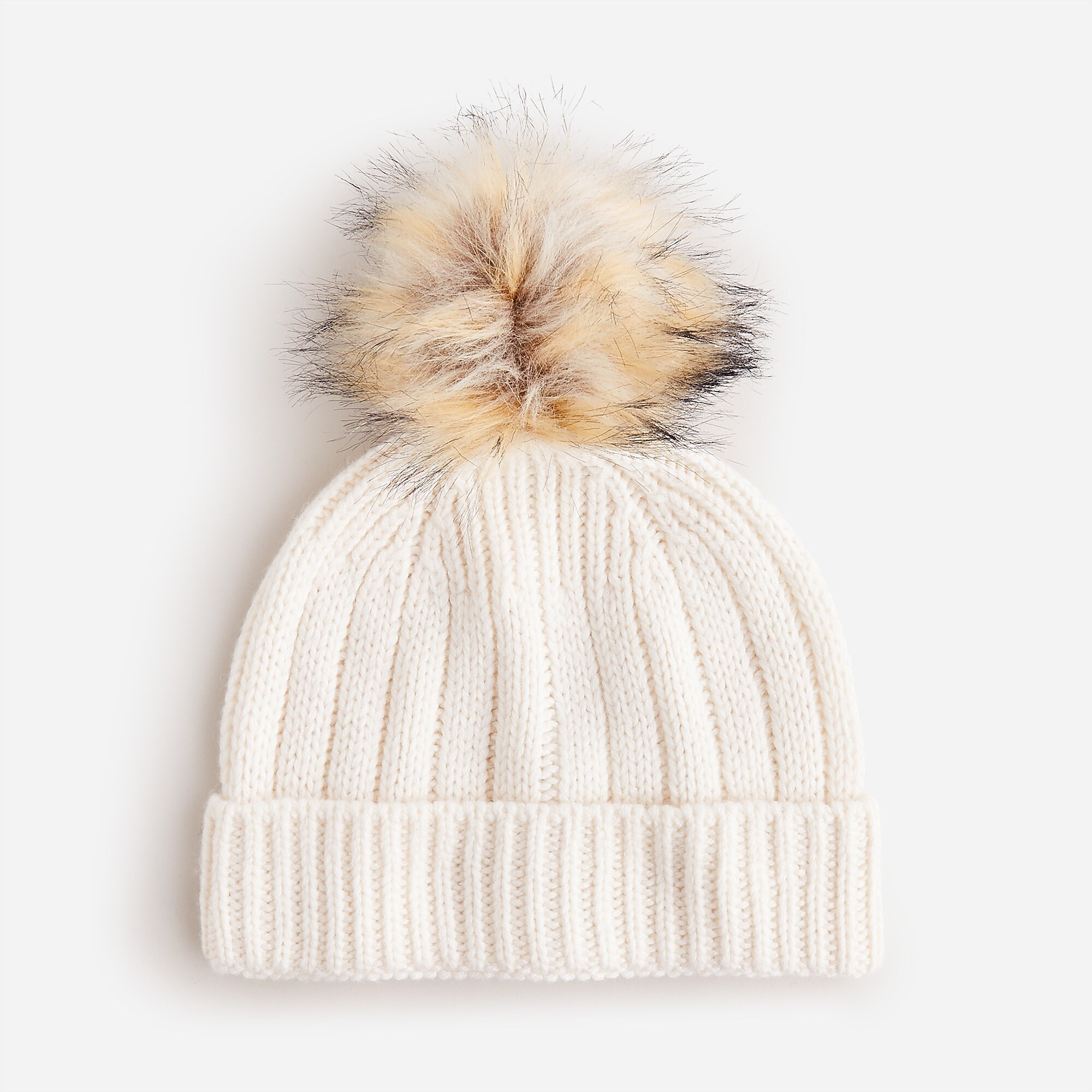 Ribbed pom-pom beanie | J. Crew US