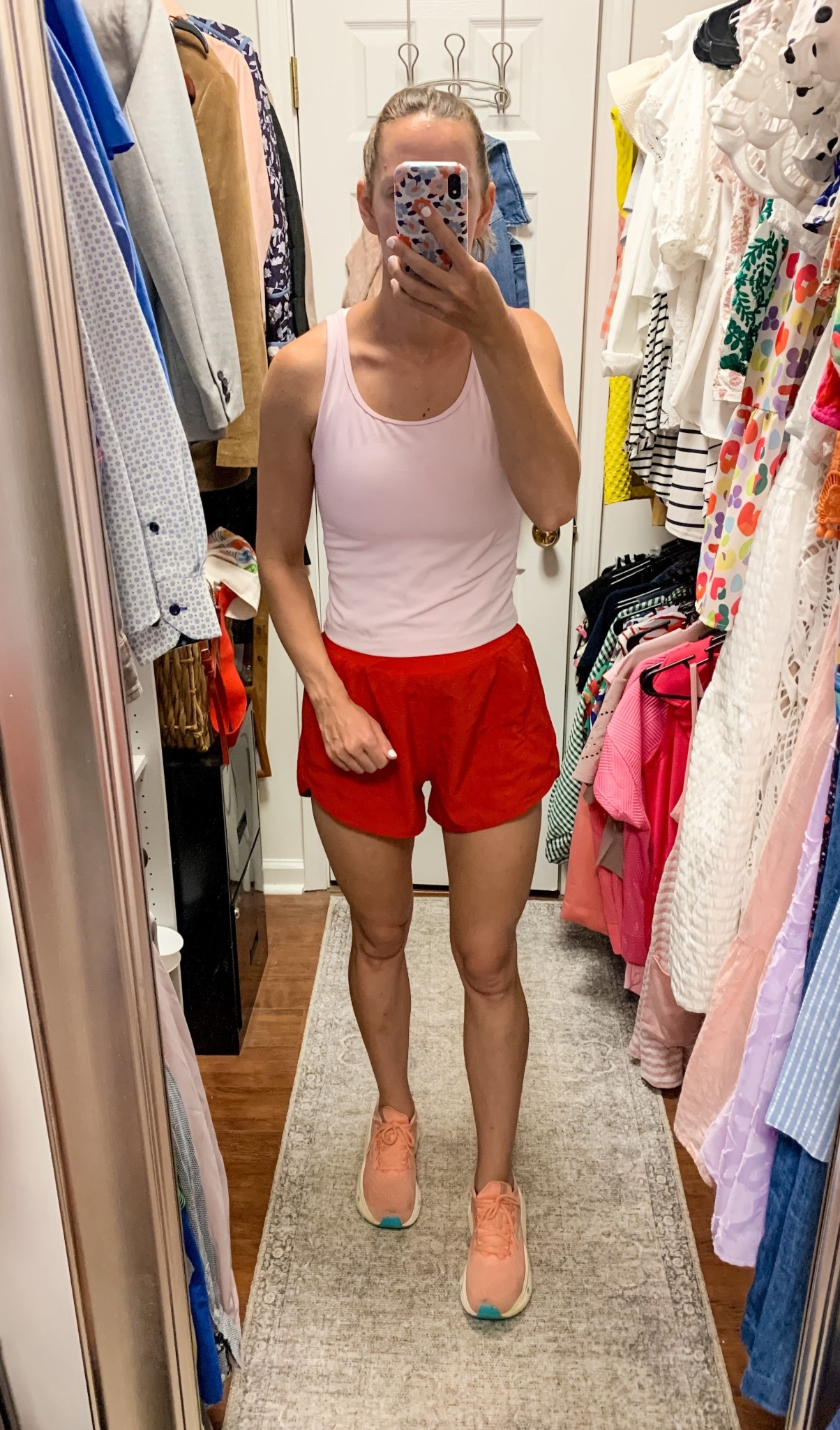 Tank - medium
Bra - small
Shorts - small

#LTKFindsUnder50 #LTKActive