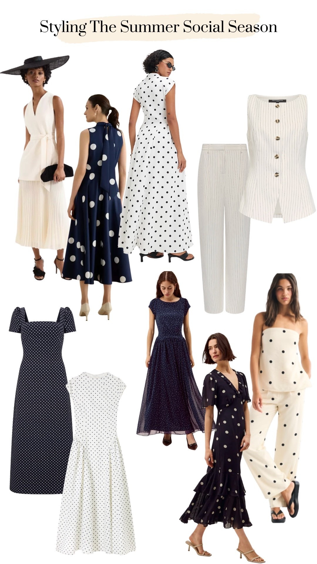 Outfit ideas for the summer social season - what to wear

#LTKsummer #LTKwedding #LTKpartywear
