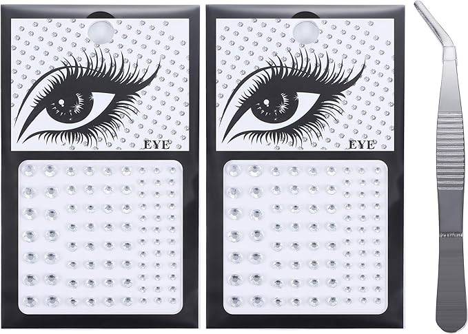 Magitaco 164 Bindi Dots Crystals Stickers Fake Nose Stud Stickers Self Adhesive Rhinestones Non P... | Amazon (US)