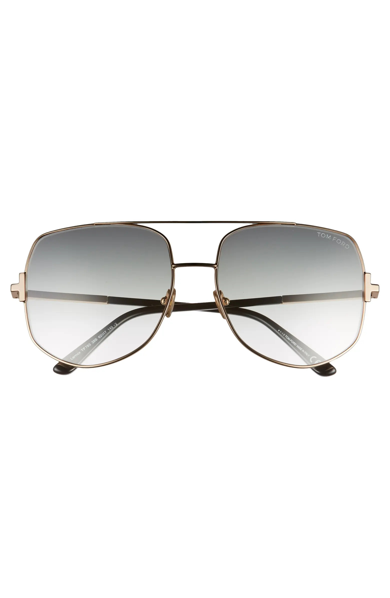 Lennox 62mm Oversize Aviator Sunglasses | Nordstrom Rack