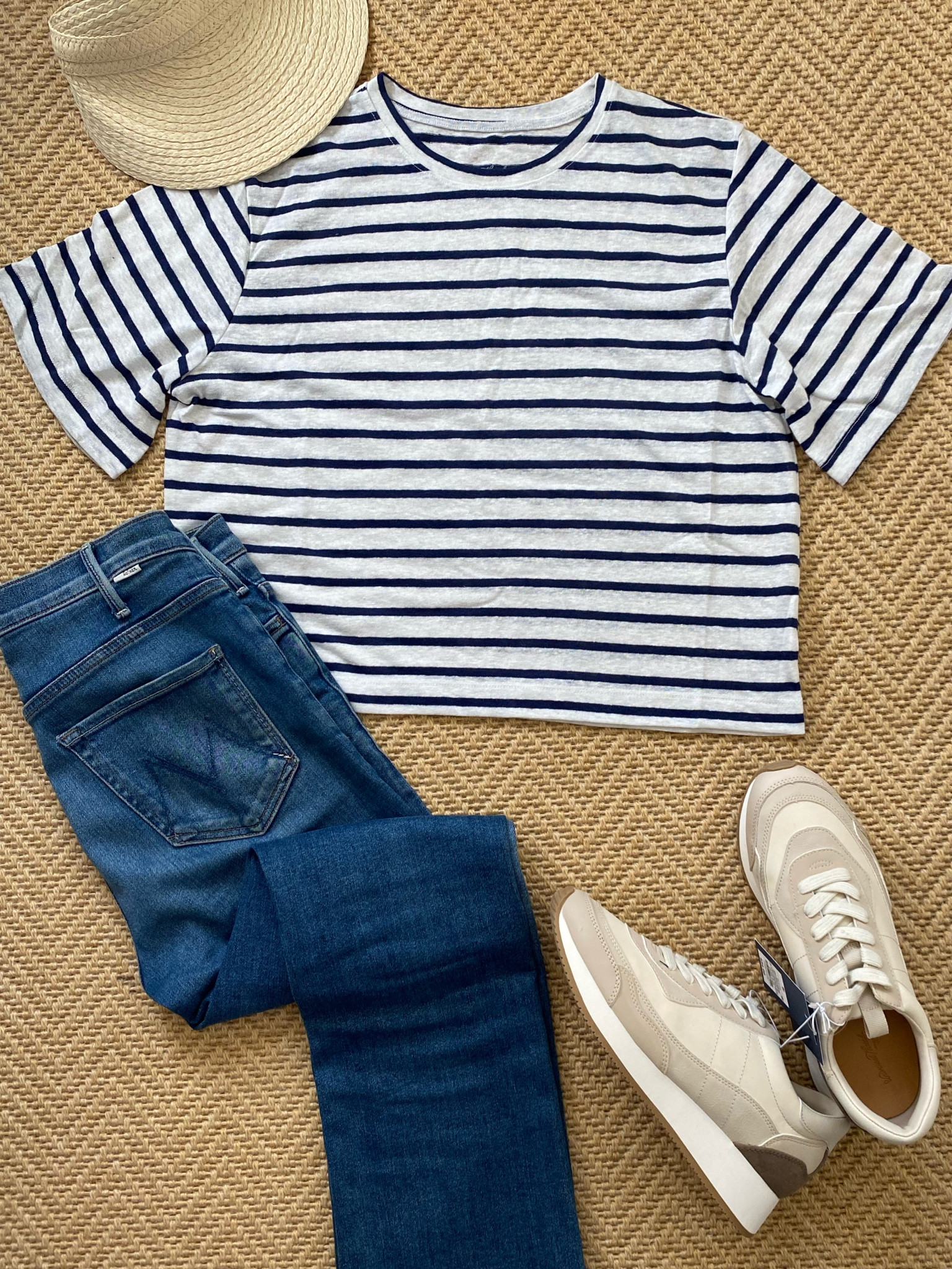Striped basic tee 

#LTKFind #LTKunder50