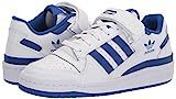 adidas Originals Forum Low Sneaker, White/Team Royal Blue/White, 3 US Unisex Little Kid | Amazon (US)