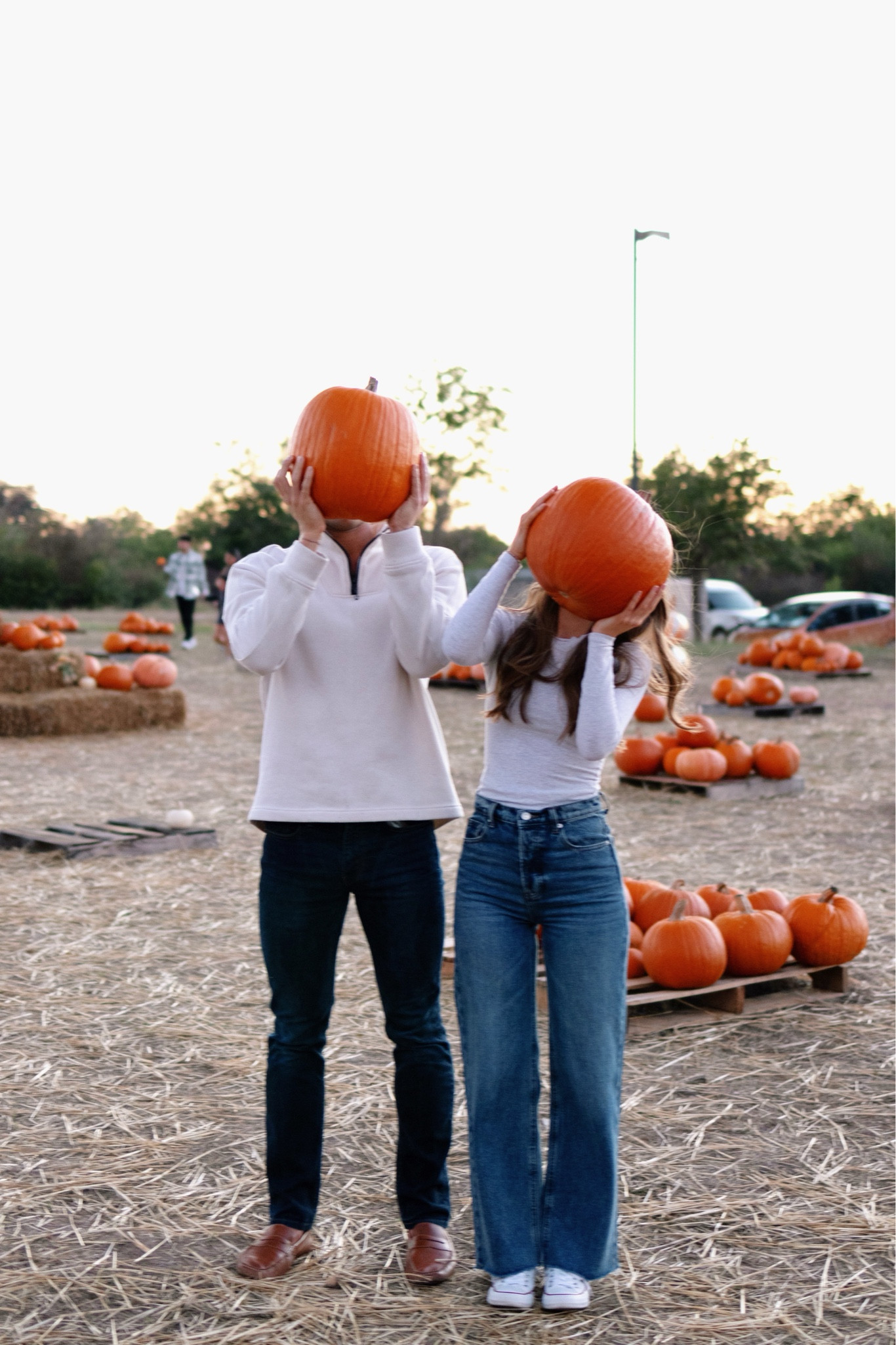 Couples Pumpkin patch picture inspo! Use code CAROLINE for $$ off at princesspolly! 

#LTKstyletip #LTKworkwear #LTKSeasonal