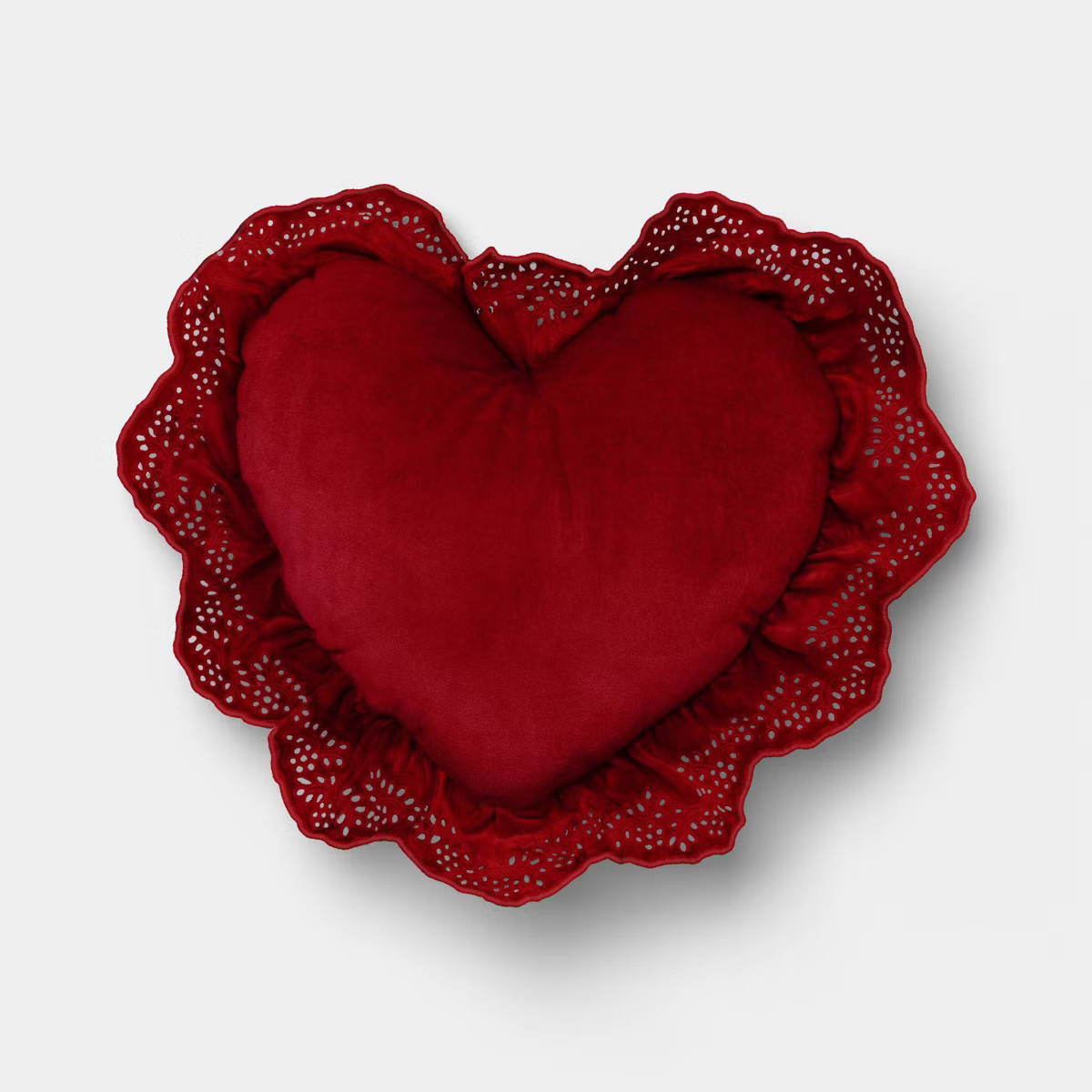 Ruffled Heart Pillow - Threshold™ | Target