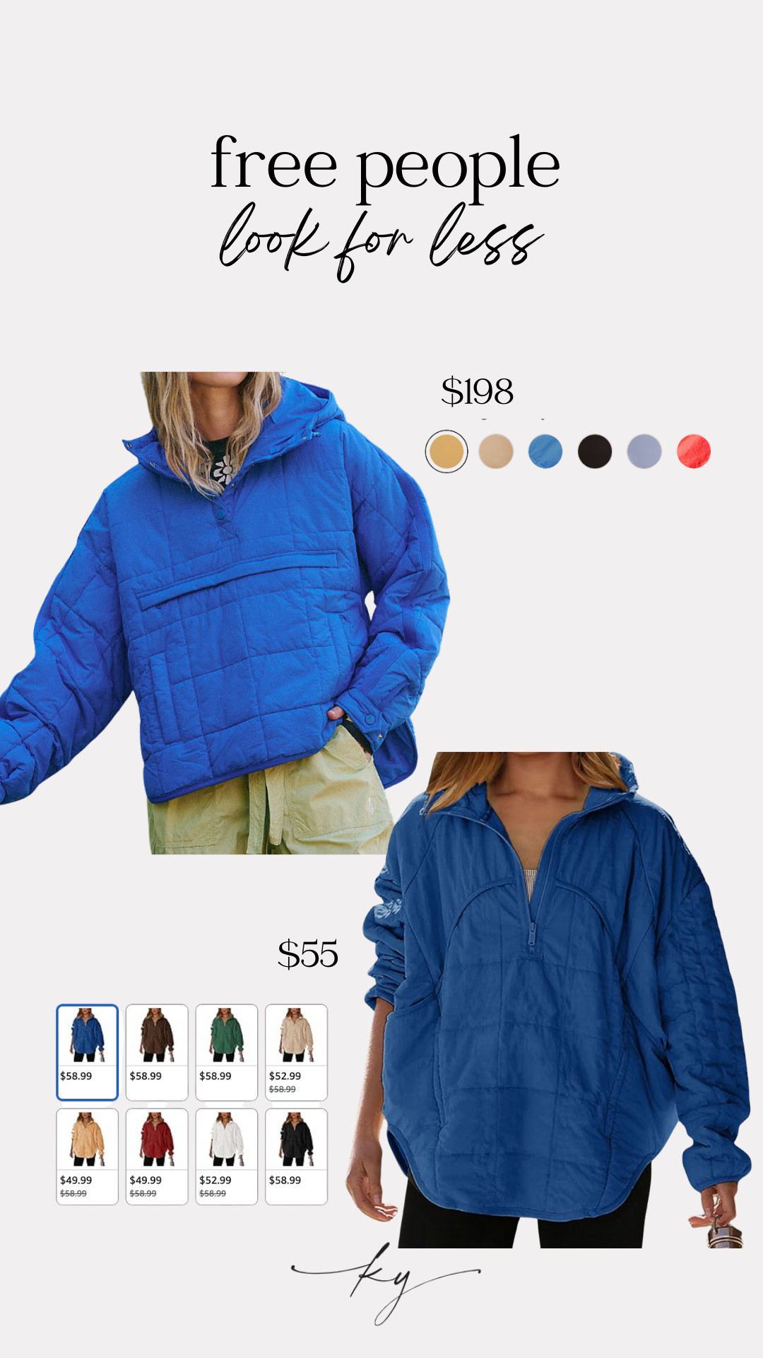 Free People Look for Less!

The dupe for this one is SO GOOD!! I own it in green and get so much wear out of it. I sized up for an oversized fit & length. 

 

 #LTKmomlife #LTKSeasonal #LTKActive