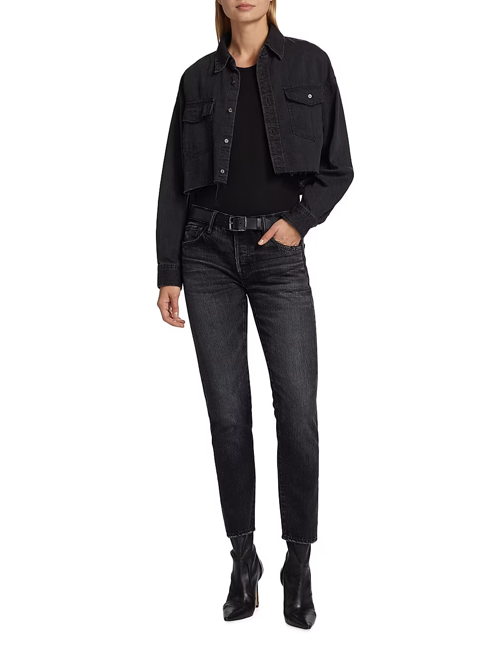Vellflower Low-Rise Tapered Jeans | Saks Fifth Avenue