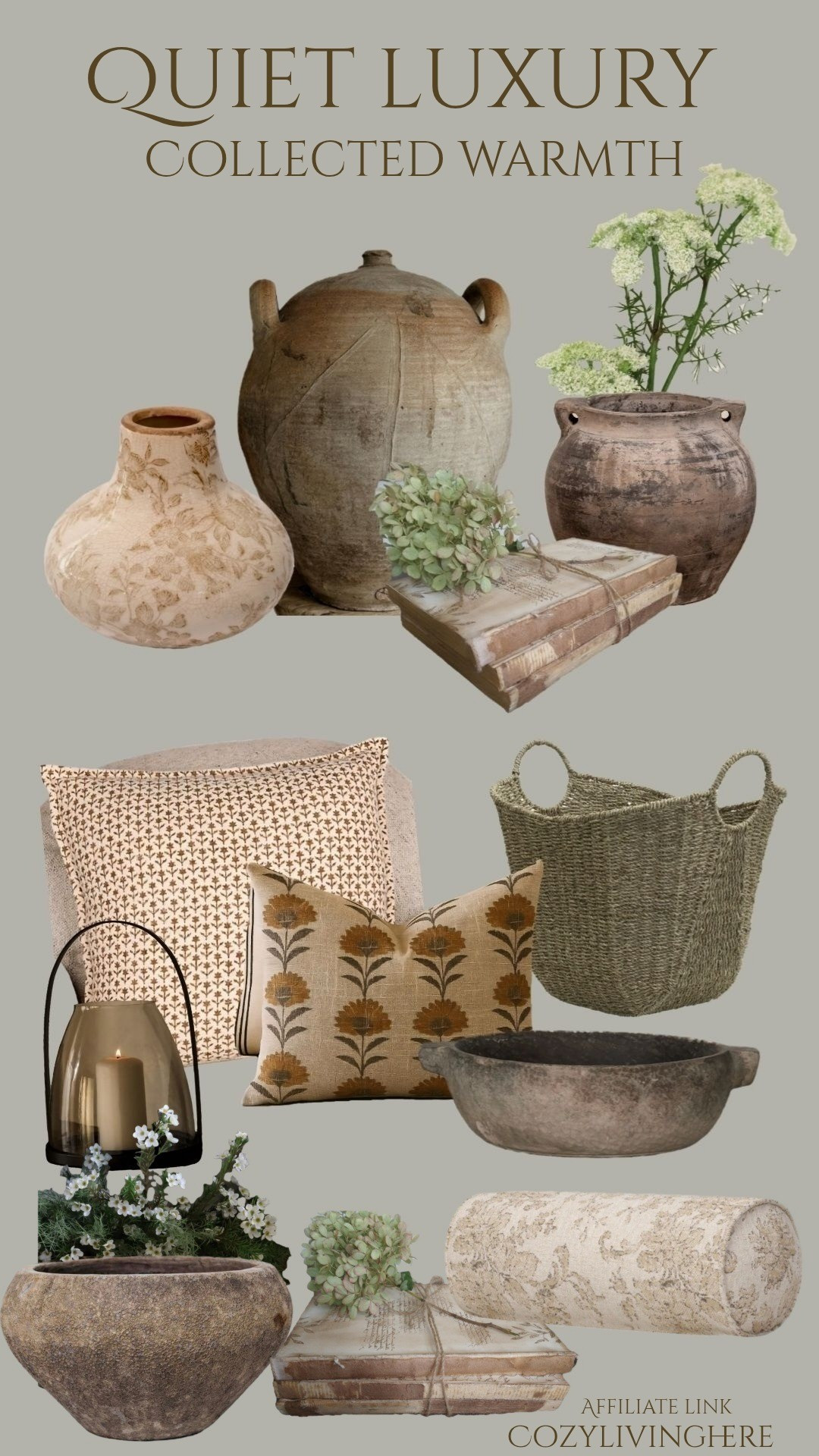 The prettiest mix of warm neutrals + vintage textures 🤍I’m loving how these pieces feel so collected and timeless… nothing too perfect, just beautifully layered.Everything linked for you here ✨

#LTKHome #LTKU