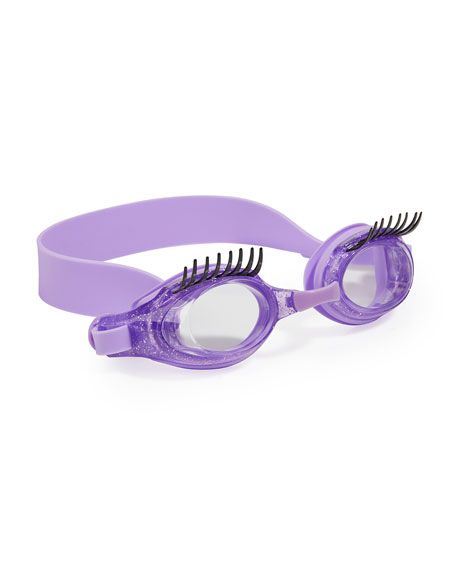 Bling2o Kid's Glitter Eyelash Swim Goggles | Neiman Marcus