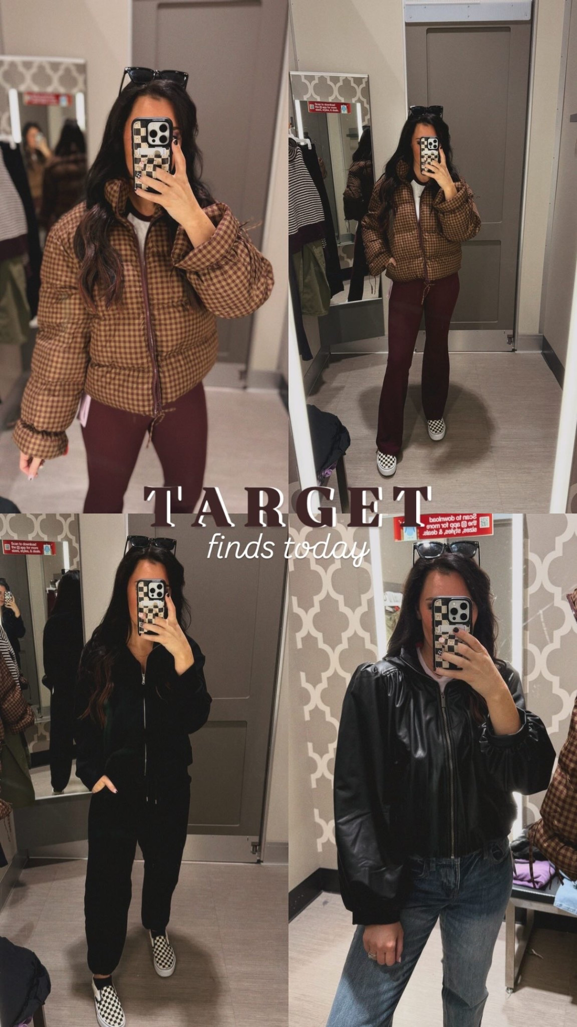 T A R G E T finds today 

Jacket - size Medium
Tee - size Large
Leggings - size Medium
Black Leather Jacket - Medium
Jogger set - Medium

#LTKActive #LTKSeasonal #LTKStyleTip