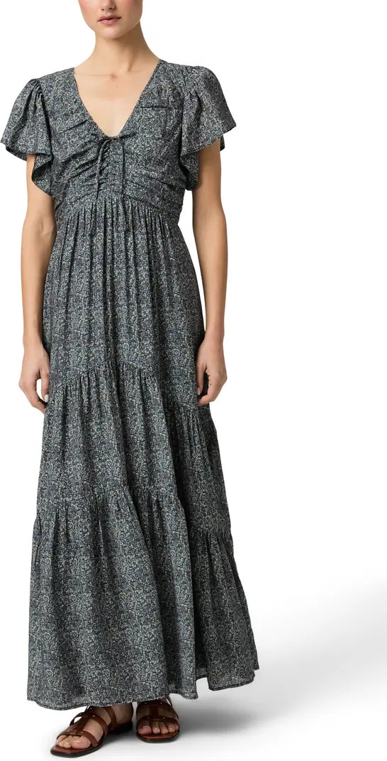 PAIGE Kinga Fit & Flare Maxi Dress | Nordstrom | Nordstrom