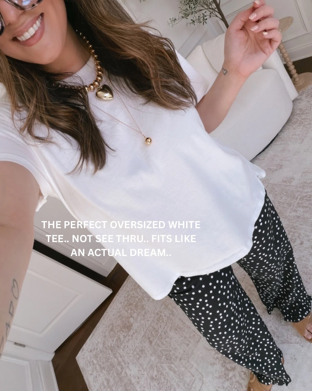 The BEST oversized white tee! Wearing my true size large..

#LTKMidsize #LTKmomlife #LTKootd