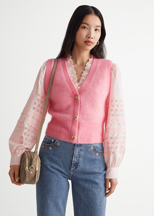 Strawberry Button Knit Vest | & Other Stories (EU + UK)