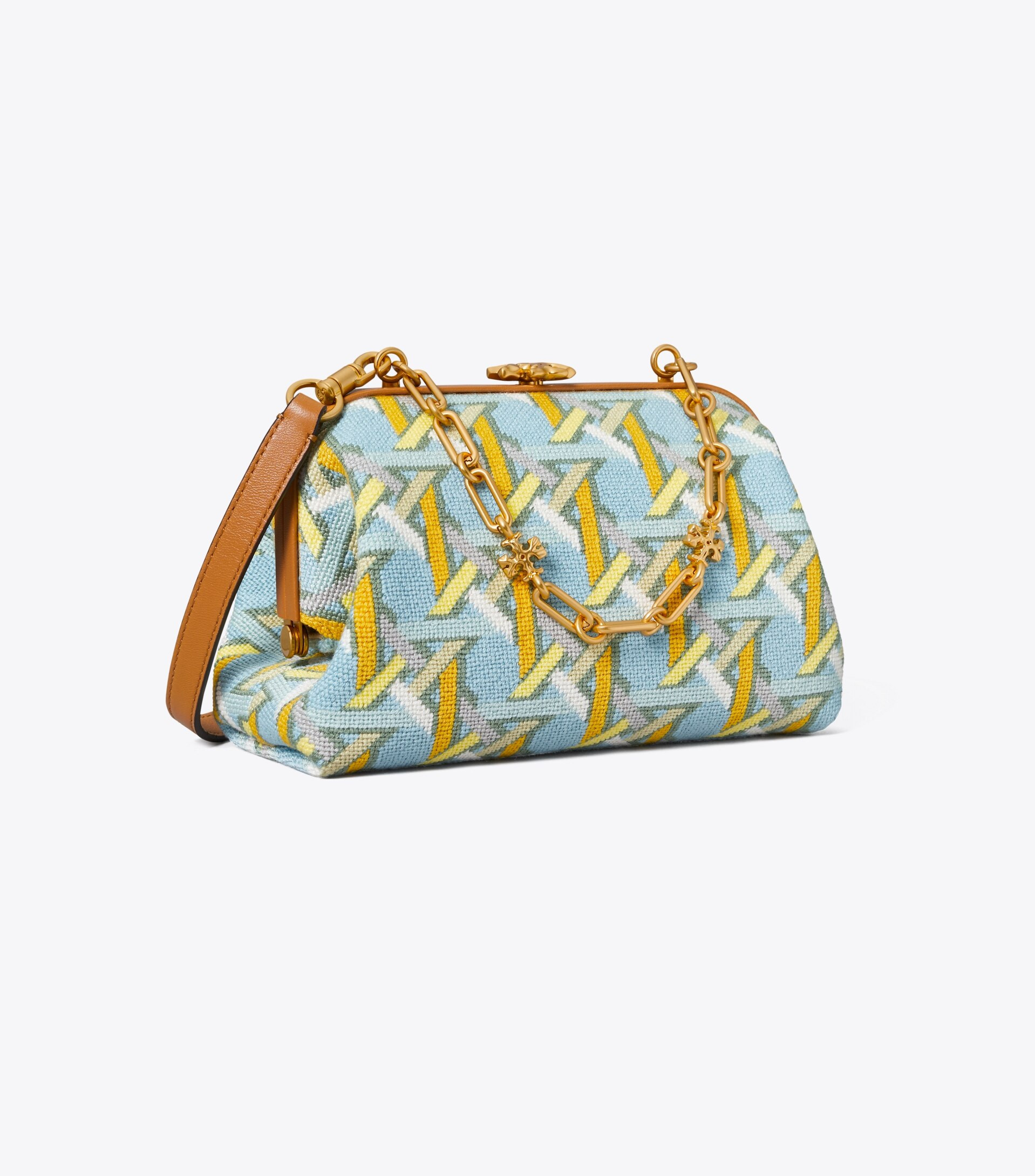 Cleo Basketweave Needlepoint Small Bag | Tory Burch (US)