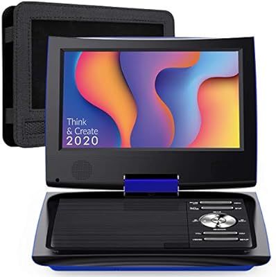 SUNPIN 11" Portable DVD Player for Car and Kids with 9.5 inch HD Swivel Screen, 5 Hour Rechargeab... | Amazon (US)