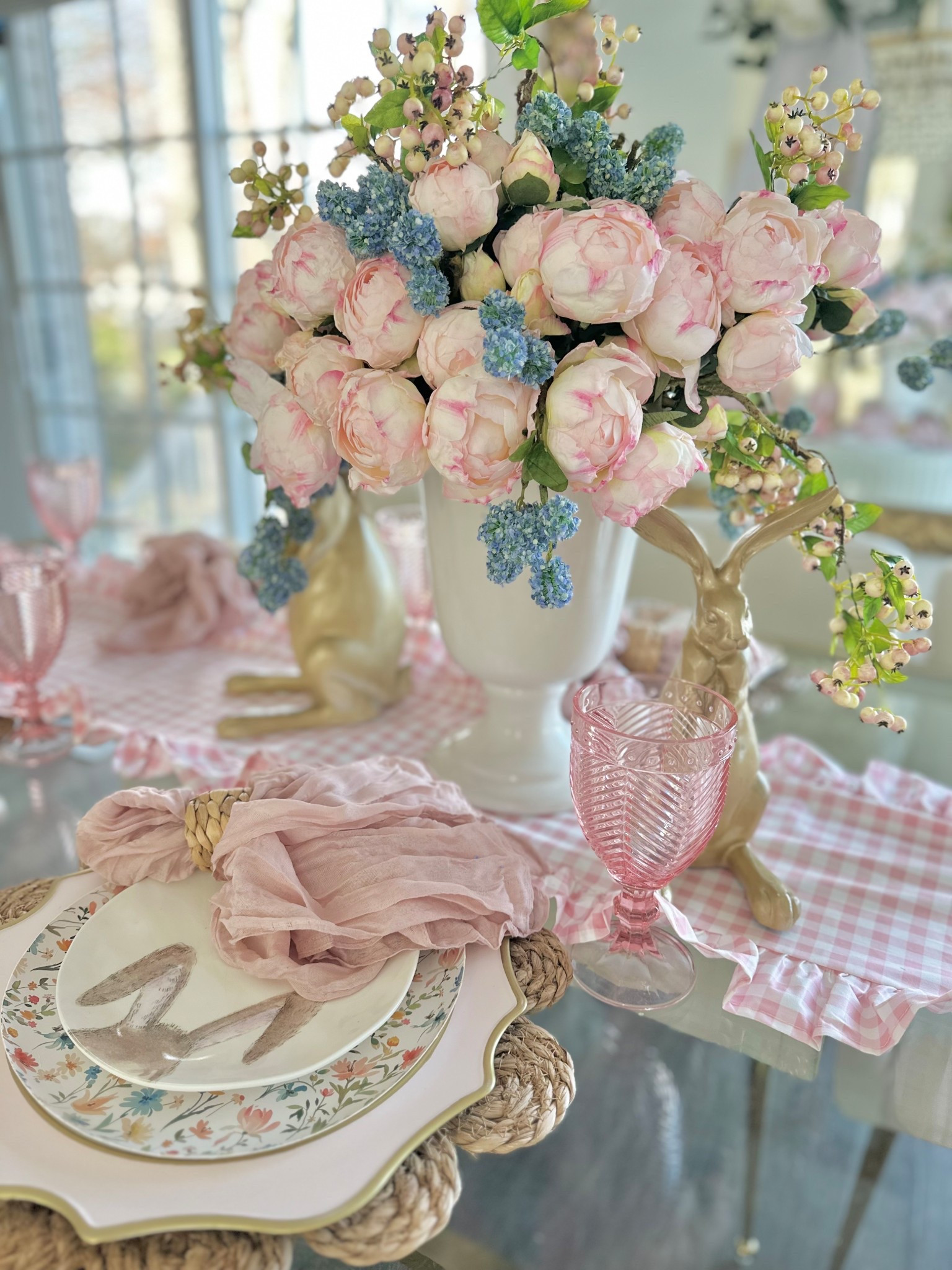 The cutest ruffled gingham table runners ever at acbudget friendly price point!😍 And comes in several beautiful colors!

#LTKSeasonal #LTKHome