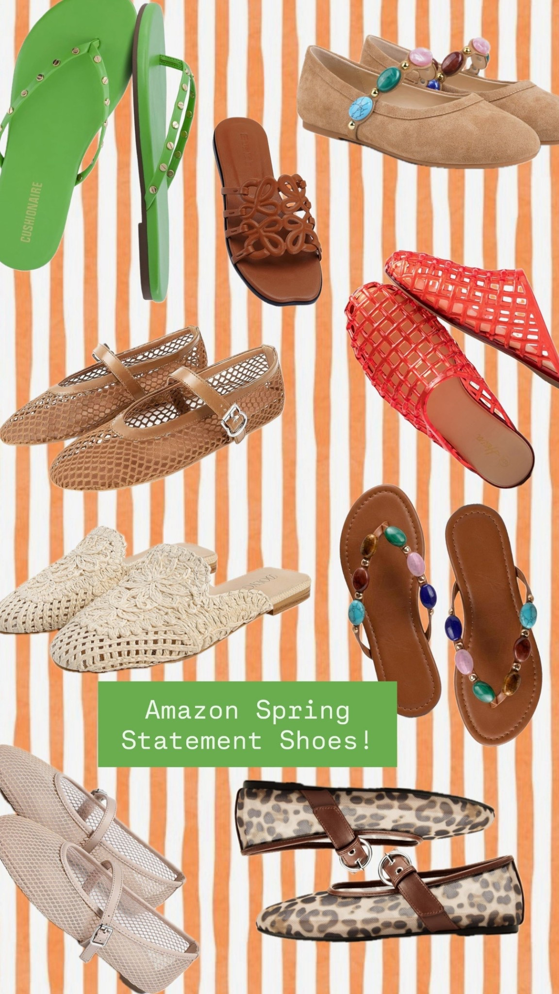 Amazon Spring Statement Shoes! 

#LTKSeasonal #LTKootd #LTKSaleAlert
