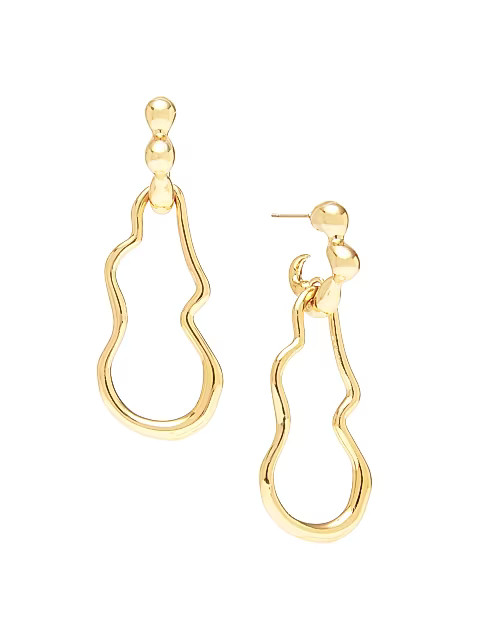 Cecilie 14K Gold-Plated Earrings | Saks Fifth Avenue