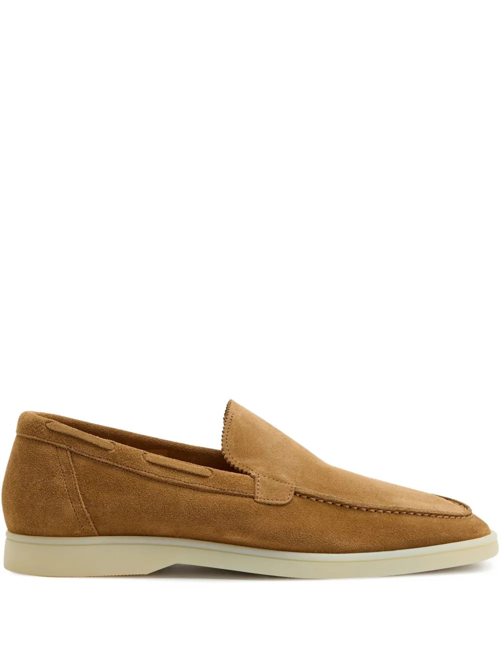 Aurélien Yacht suede-leather loafers - Neutrals | Farfetch Global