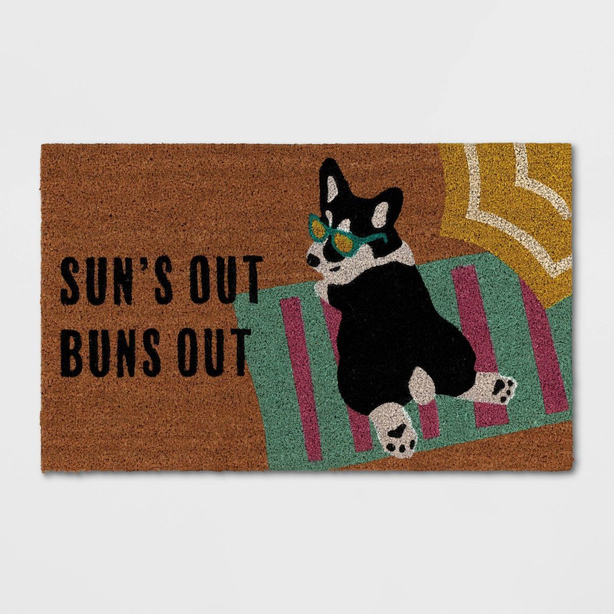 1'6"x2'6" Corgi Dog Doormat - Sun Squad™ | Target