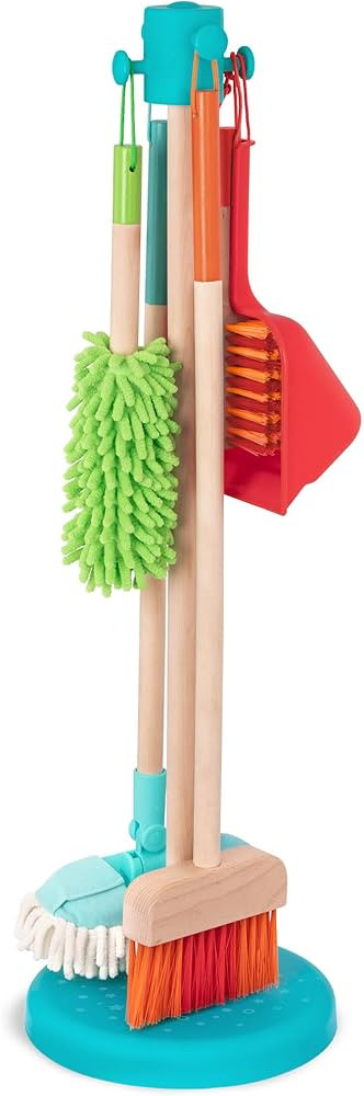Battat- Kids Cleaning Set – Cleaning Toys For Toddlers, Children – Pretend Play Kit- Broom, M... | Amazon (US)