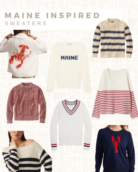 Costal Maine inspired sweaters for cool summer nights. 

#maine #CoastalSummer #Sweater #Sweaters #nautical #NauticalSweaters #NavySweater #StripeSweater

#LTKunder100 #LTKSeasonal
