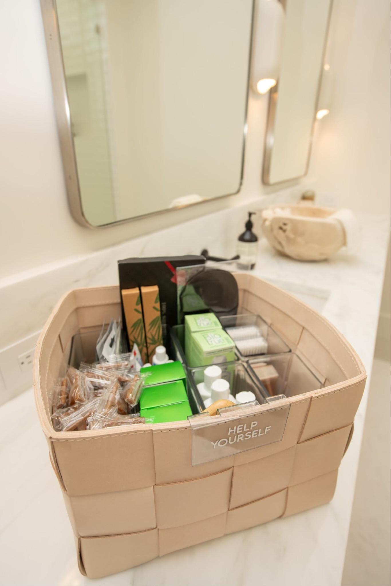 The little things go a long way with your guests! These leather baskets are the perfect touch in any guest bathroom. 


#LTKHome #LTKFindsUnder50