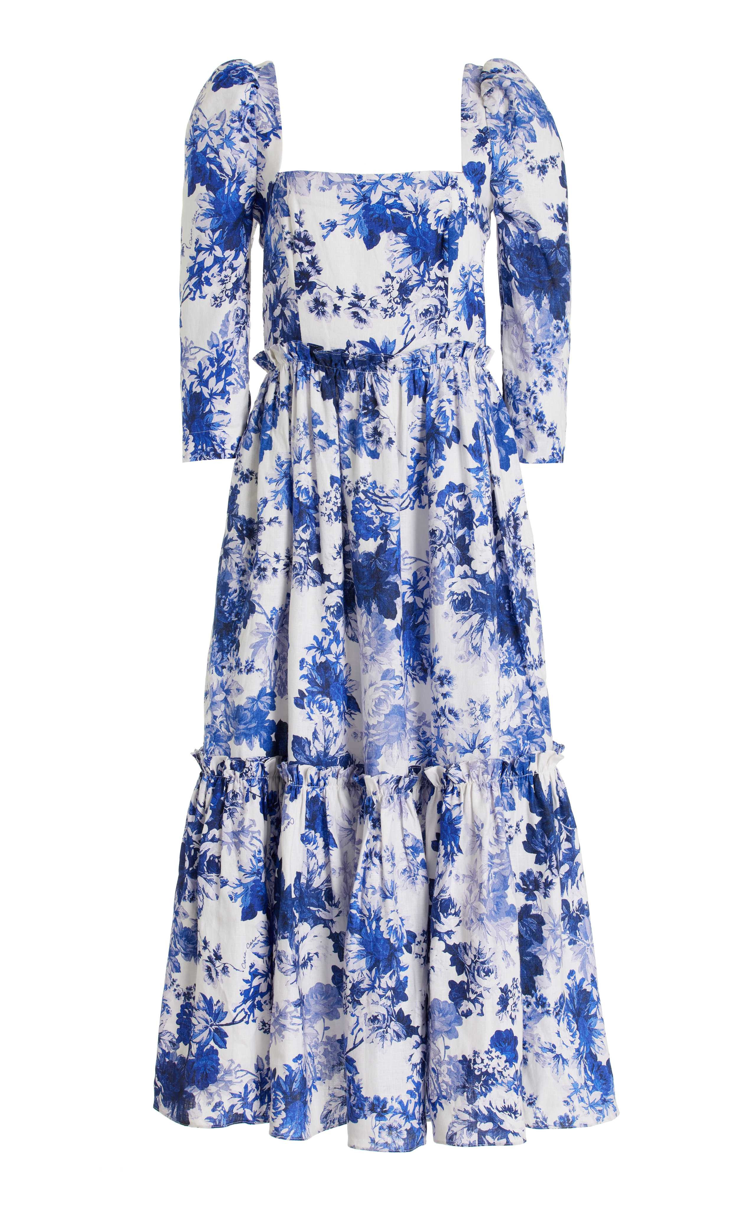 Blue Hill Linen Dress | Moda Operandi (Global)