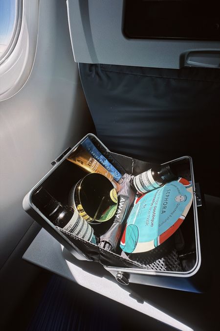 IN FLIGHT SKINCARE

Sheet masks, 24k Peter Thomas Roth eye patches (have been my staple since 2015), and lots of facial mist and moisturizing masks. I love the Summer Fridays jet lag mask for late night flights home! You can go right to sleep with it on when you get home.

Travel skincare set, skincare for flights 

#LTKtravel #LTKfindsunder100