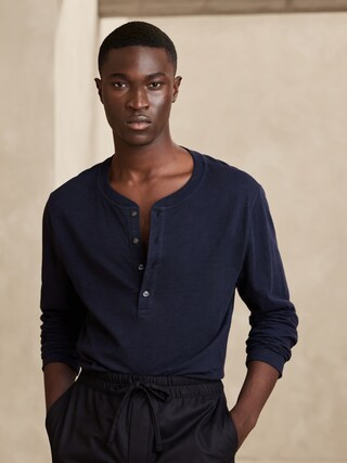 Soft Wash Henley T-Shirt | Banana Republic (CA)