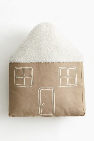 H & M - House-shaped cushion - Beige | H&M (UK, MY, IN, SG, PH, TW, HK)