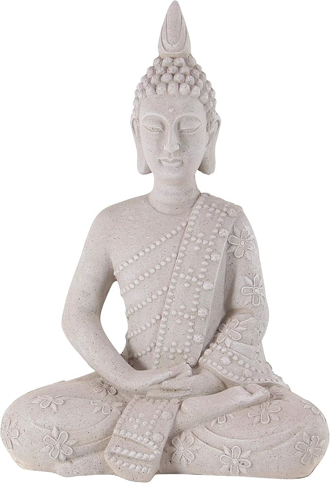 Deco 79 Magnesium Oxide Buddha Decorative Garden Sculpture Indoor Outdoor Garden Statue, Outdoor ... | Amazon (US)