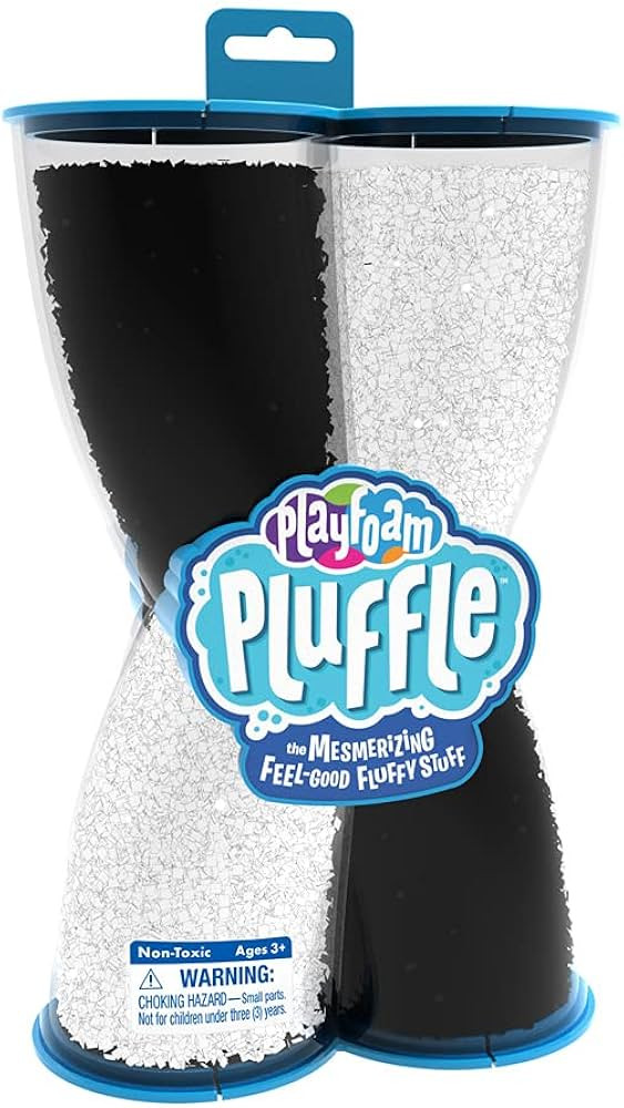 Educational Insights Black & White Playfoam Pluffle for Sensory Bins, Set of 2, Ages 3+ | Amazon (US)