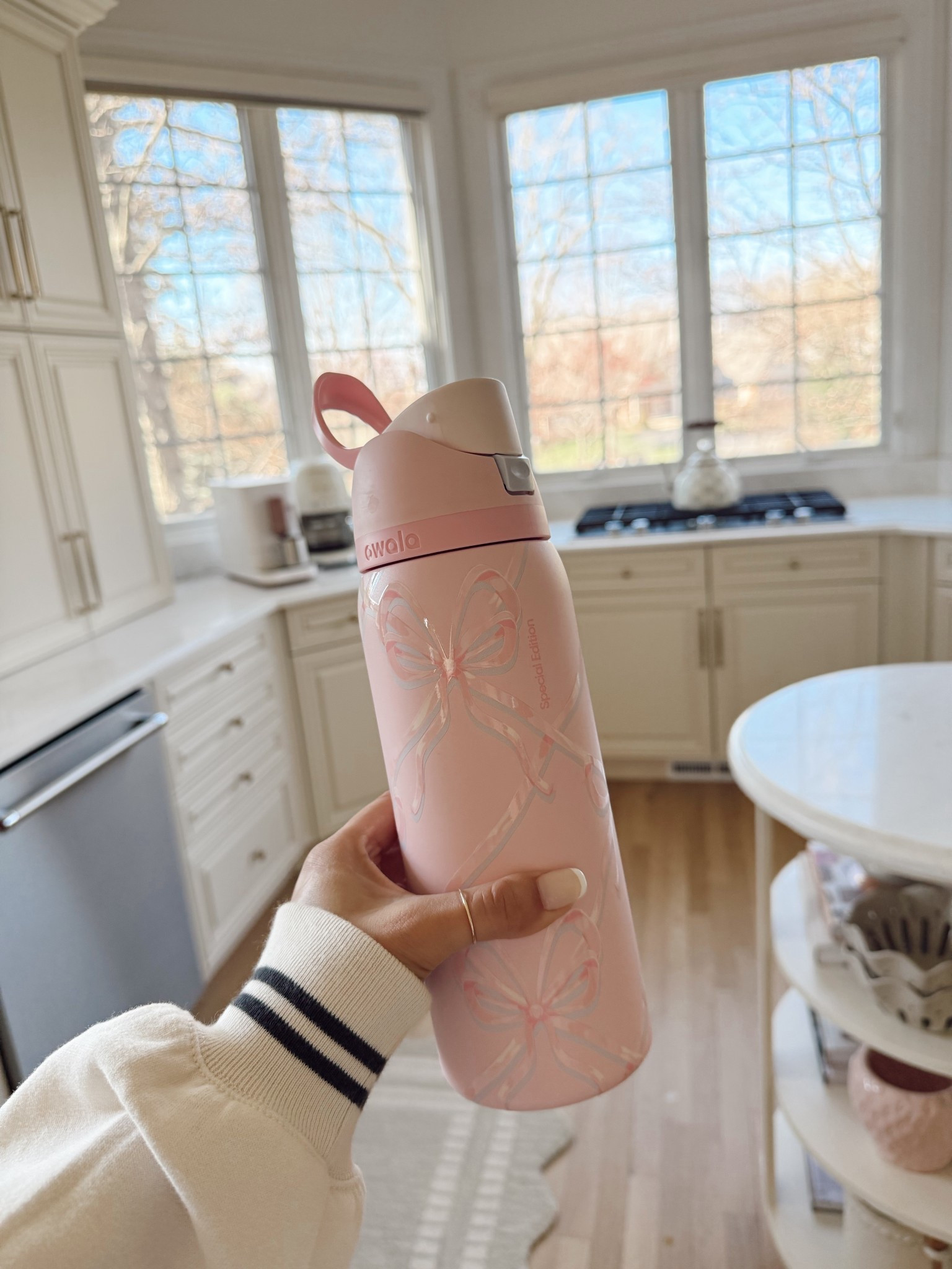 The most adorable bow pink Owala water bottle is back in-stock now!! 🎀 

#LTKmorningroutine #LTKTravel #LTKselfcare