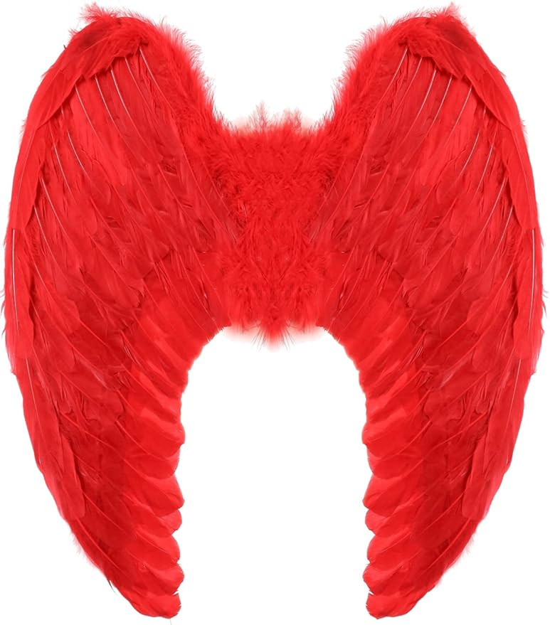 Yummy Bee - Wings - Angel Wings Feathers- Devil Fairy Wings Costume Wings - Glitter Wings - Large... | Amazon (US)