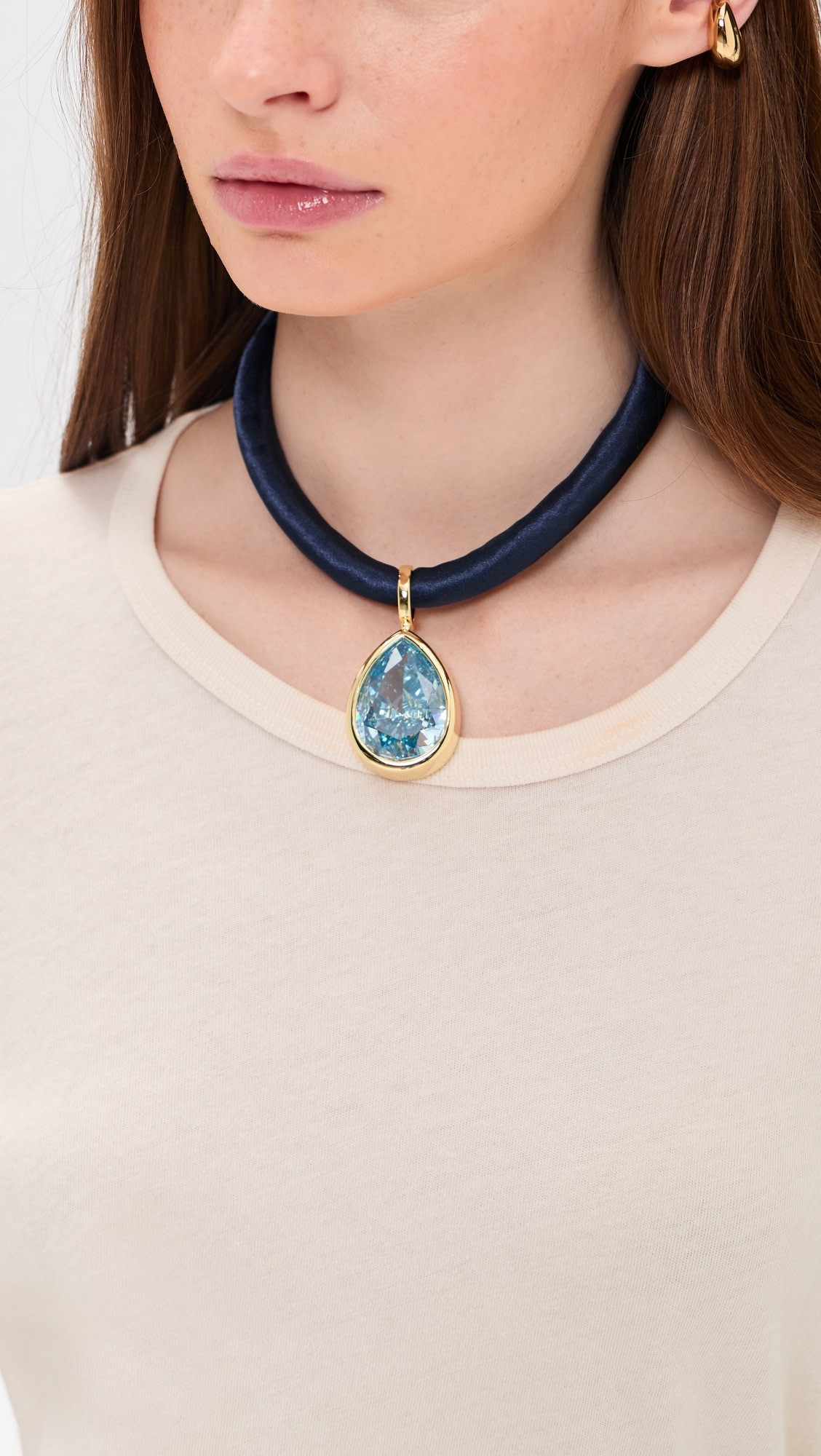 MAYAMAR | MAYAMAR Statement Teardrop Cord Necklace | Shopbop — shop this pick from Emily's edit
