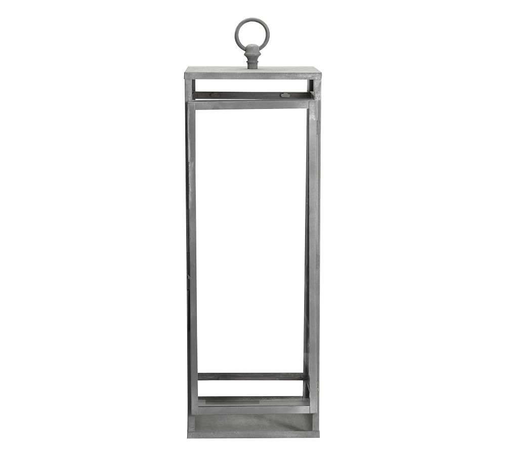 Maxwell Handcrafted Lantern - Zinc | Pottery Barn (US)