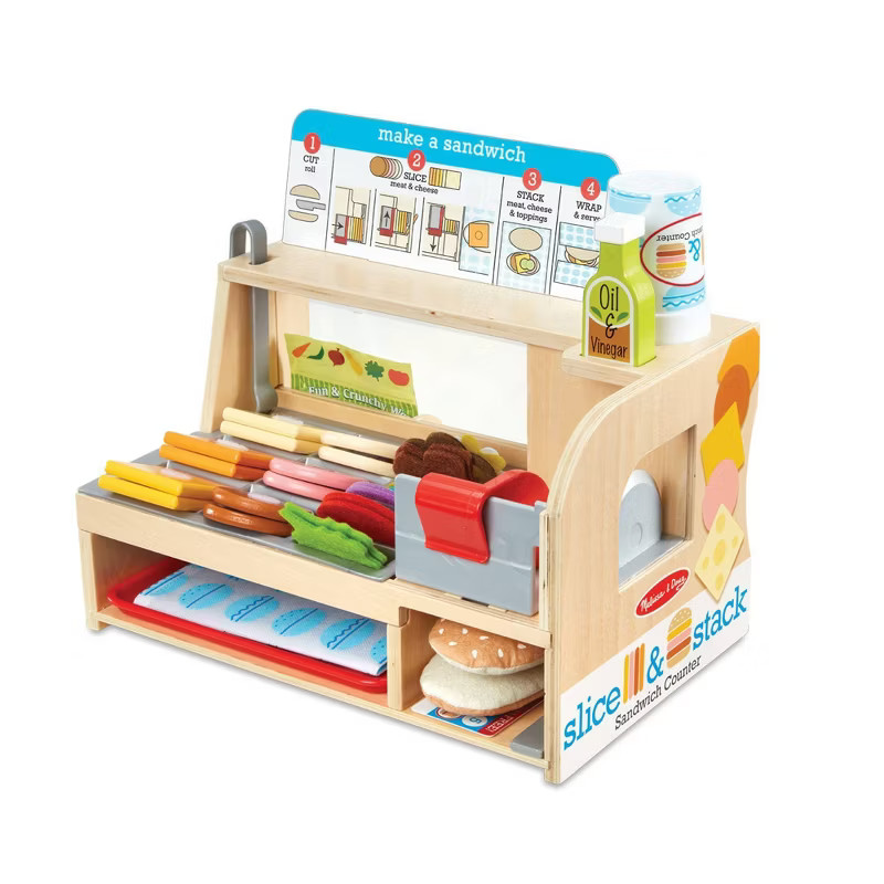 Melissa & Doug Slice & Stack Sandwich Counter | Target