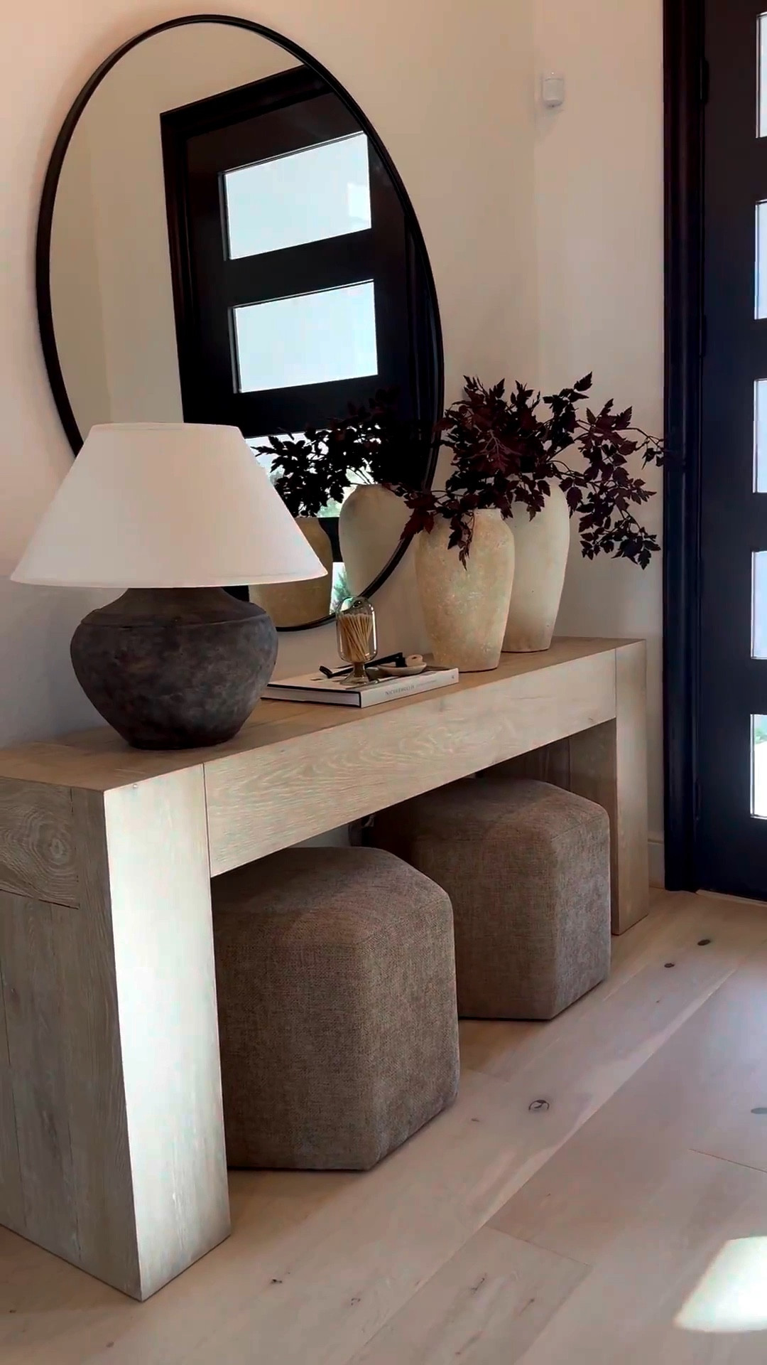 💫

Let’s talk entryway styling ☺️

To achieve balanced scaling in a room, incorporate larger accessories like vases to create visual harmony. Smaller accessories can make a space feel cluttered, as they often require more items to fill empty areas.

In larger spaces, choose larger furniture pieces, such as my 72-inch console table, which surpasses the standard length at around 60 inches. 🤎 For smaller spaces, select furniture with greater depth and height to create the illusion of larger-scale pieces. 🫶🏽

#LTKSaleAlert #LTKHome #LTKStyleTip