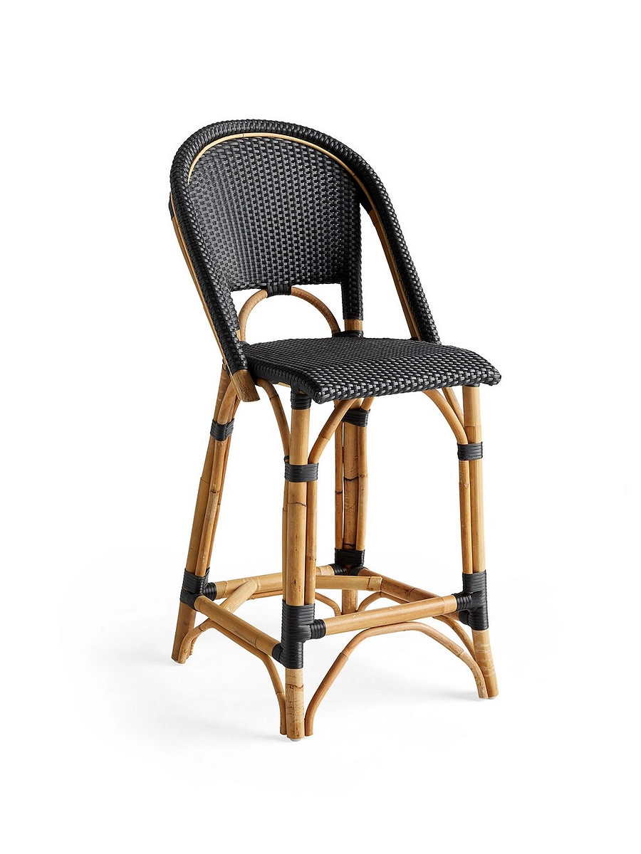 Riviera Rattan Bar & Counter Stools | Serena and Lily