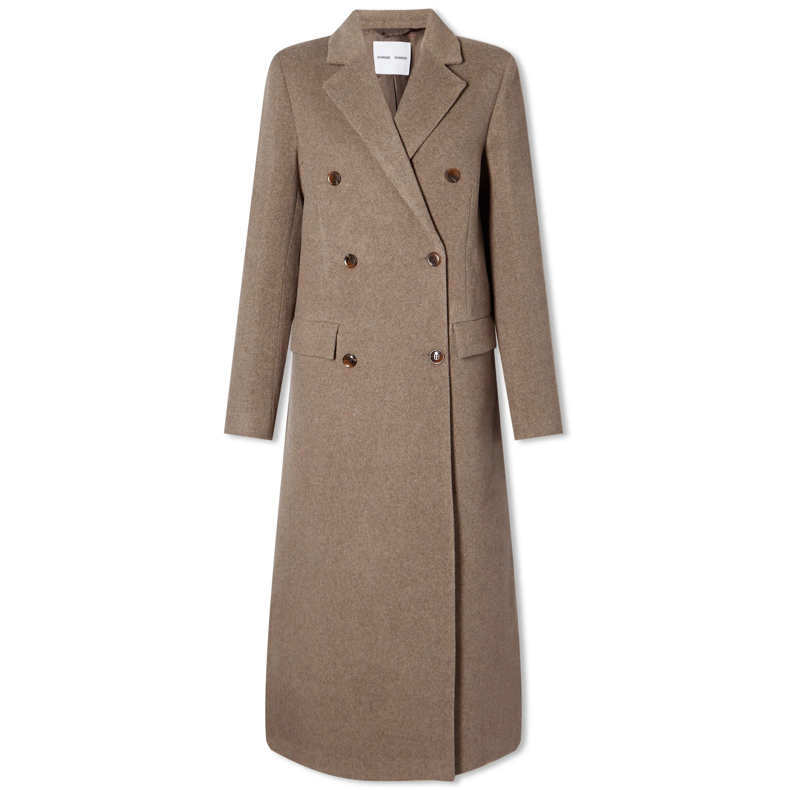 Samsøe Samsøe Falcon Longline Coat | End Clothing (UK & IE)