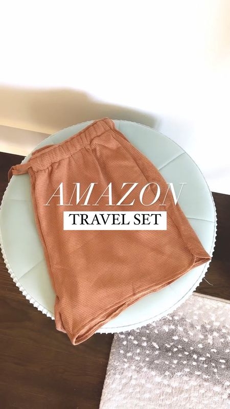 I’m always skeptical of ordering sets like these from Amazon because you never know if the fabric is going to be stiff or cozy. I lucked out with this one… it’s a cozy waffle knit type fabric that’s not too heavy and just what you want when traveling!! 

I would say it runs true to size but if you’re between sizes, then definitely size up one. I did size up to accommodate my growing bump!

#LTKtravel #LTKunder50 #LTKunder100